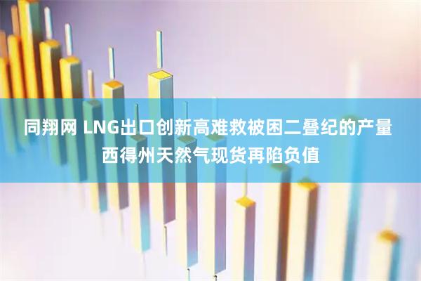 同翔网 LNG出口创新高难救被困二叠纪的产量 西得州天然气现货再陷负值