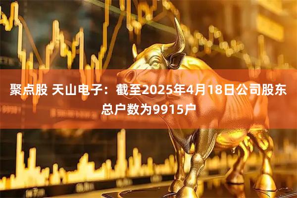 聚点股 天山电子：截至2025年4月18日公司股东总户数为9915户