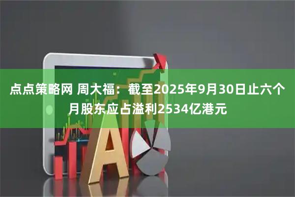 点点策略网 周大福：截至2025年9月30日止六个月股东应占溢利2534亿港元