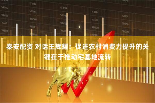 秦安配资 对话王辉耀：促进农村消费力提升的关键在于推动宅基地流转